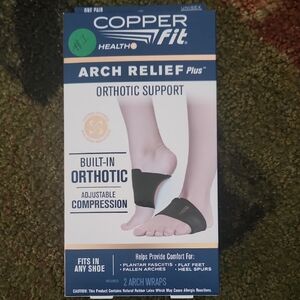 Black Arch Relief Plus Orthotic Support $14 EACH